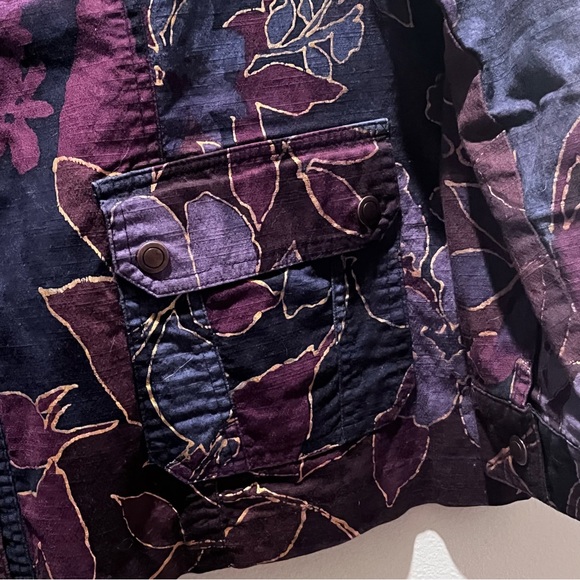 2/$35 Coldwater Creek Pretty Purples Jacket P8 Petite 8 - Picture 4 of 5